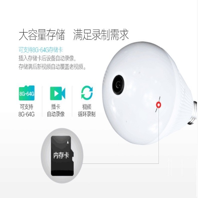 360度全景監(jiān)控?cái)z像頭紅外夜視版